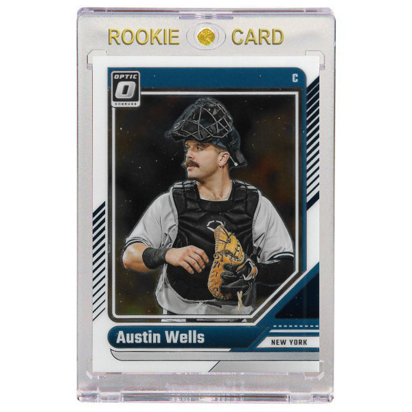 Austin Wells New York Yankees 2024 Donruss Optic # 59 Rookie Card