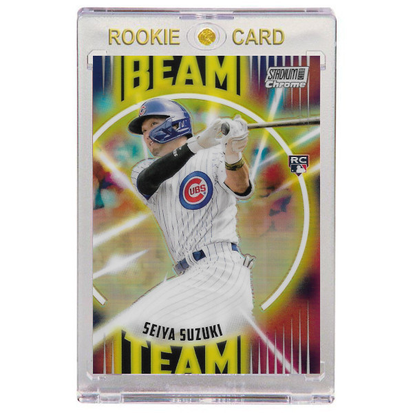 Seiya Suzuki Chicago Cubs 2022 Stadium Club Chrome Beam Team # 20 Rookie Card