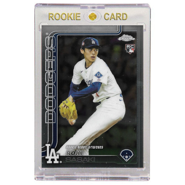 Roki Sasaki Los Angeles Dodgers 2025 Topps Chrome Update # USC-73 Rookie Card