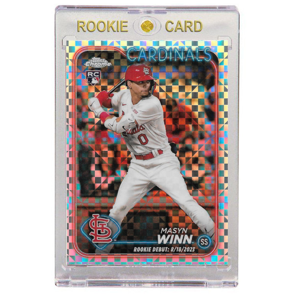 Masyn Winn St. Louis Cardinals 2024 Topps Chrome Update X-Fractor # USC23 Rookie Card
