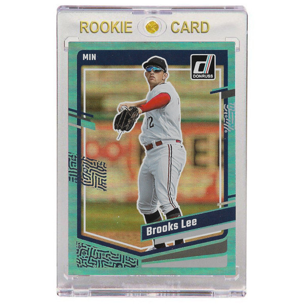 Brooks Lee 2023 Donruss Light Blue Holo # 107 Pre-Rookie Card