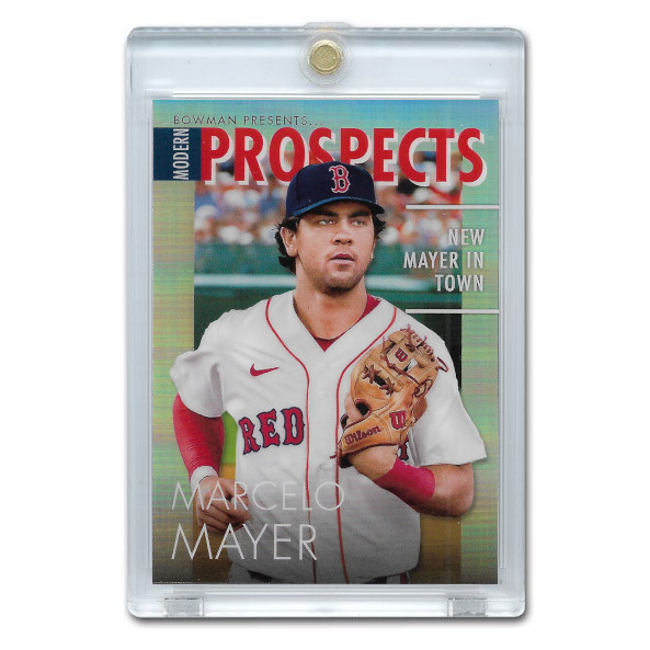 Marcelo Mayer 2023 Bowman Chrome Modern Prospects # 19 Pre-Rookie Card