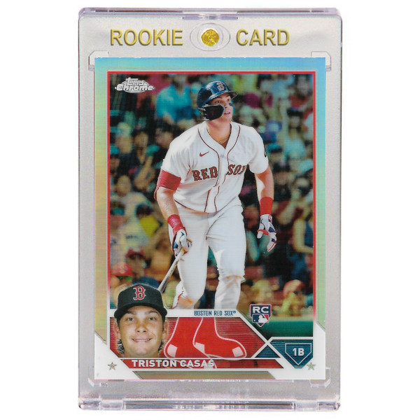Triston Casas Boston Red Sox 2023 Topps Chrome Refractor # 174 Rookie Card