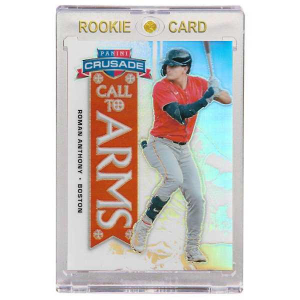 Roman Anthony Boston Red Sox 2025 Panini Crusade Call to Arms # 12 Rookie Card