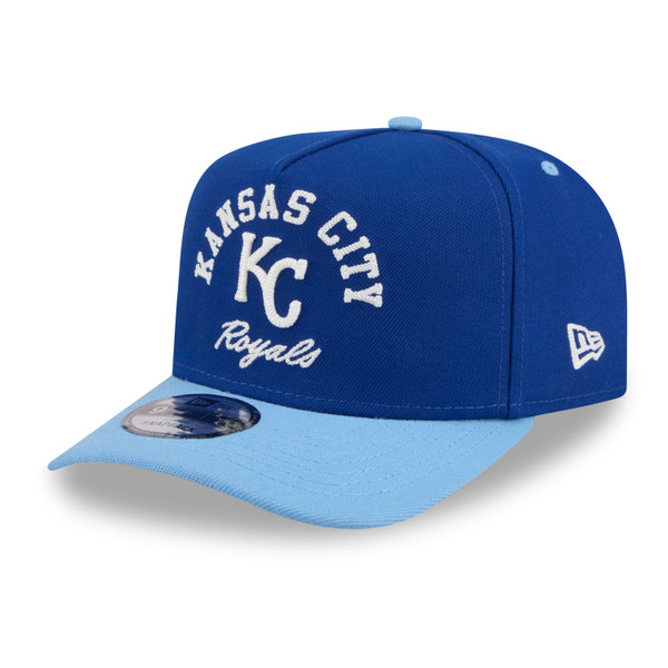 Men's New Era Kansas City Royals 9FIFTY Arched Snapback Adjustable Cap
