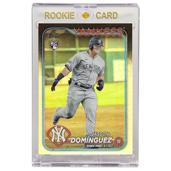 Jasson Dominguez New York Yankees 2024 Topps Update Rainbow Foil # US175 Rookie Card