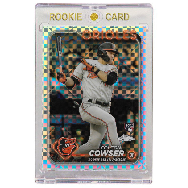 Colton Cowser Baltimore Orioles 2024 Topps Chrome Update X-fractor # USC154 Rookie Card