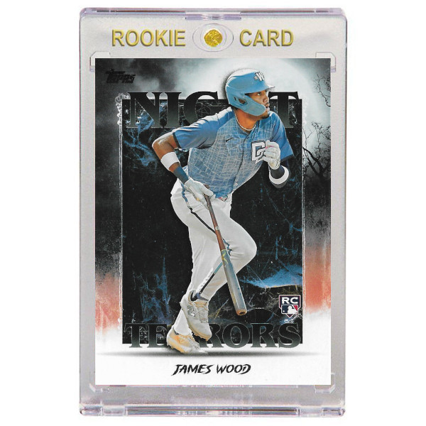 James Wood Washington Nationals 2025 Topps Update Night Terrors # 25 Rookie Card