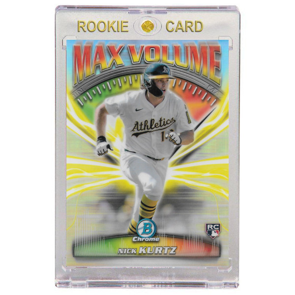 Nick Kurtz Oakland Athletics 2025 Bowman Chrome Max Volume # 11 Rookie Card