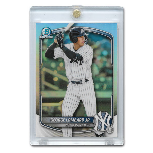 George Lombard Jr. 2025 Bowman Draft Chrome Refractor # BDC-43 Pre-Rookie Card
