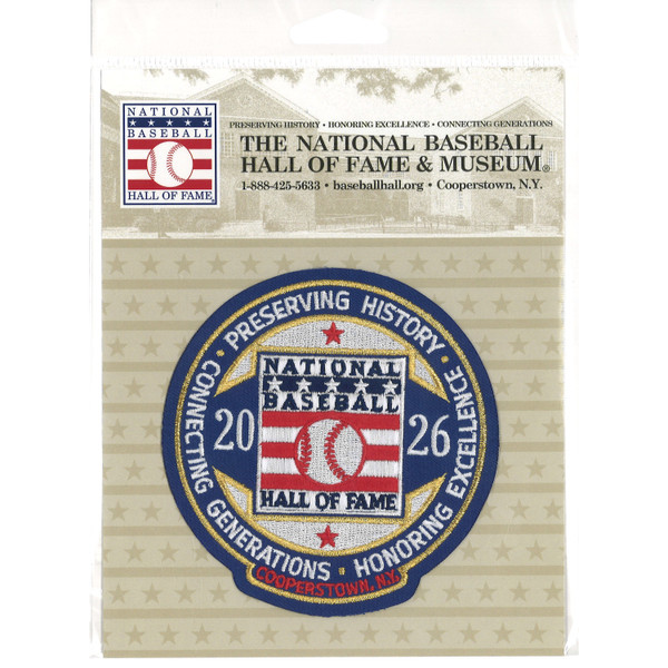 Baseball Hall of Fame 2026 Circle Logo Jersey Patch