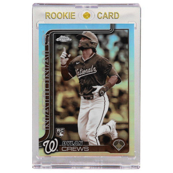 Dylan Crews Washington Nationals 2025 Topps Chrome Sepia Refractor