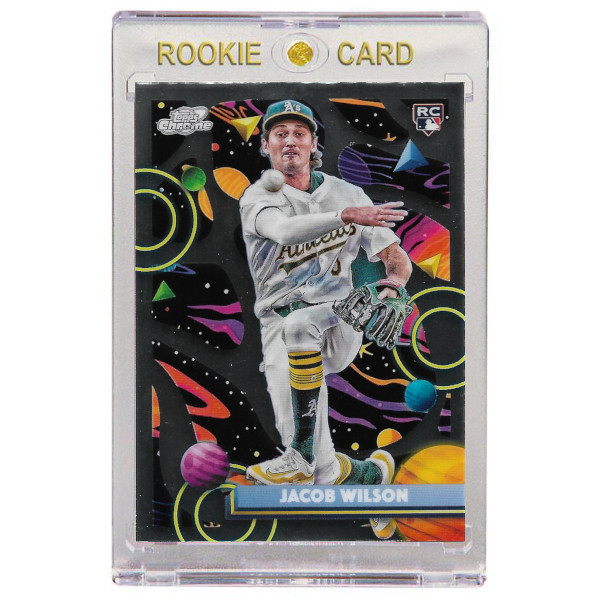 Jacob Wilson Oakland Athletics 2025 Topps Cosmic Chrome # 139 Rookie Card