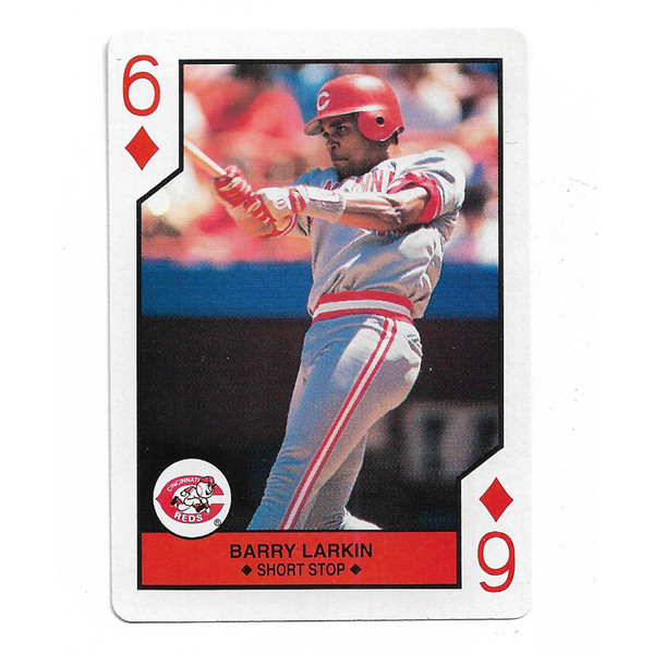 Barry Larkin 1990 US Playing Card Major League All-Stars
