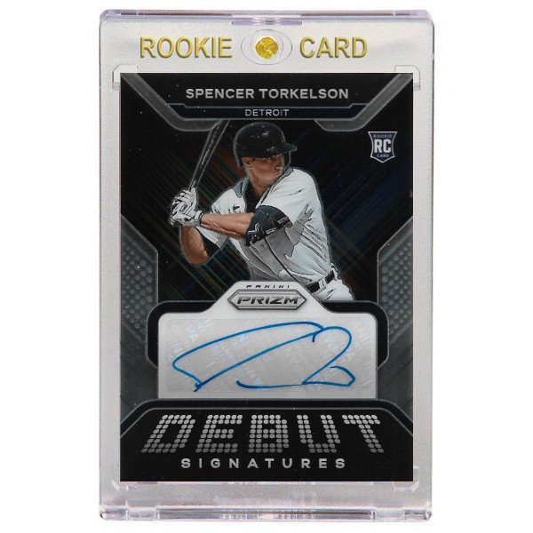 Spencer Torkelson Autographed Card 2022 Panini Prizm Debut Signatures # DS-ST