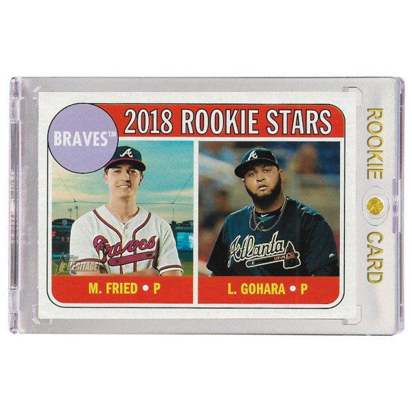 Max Fried Atlanta Braves 2018 Topps Heritage # 81 Rookie Card