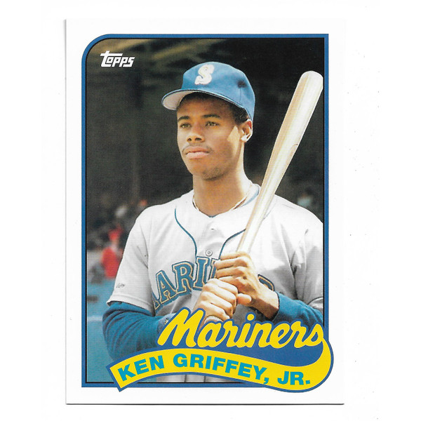 Ken Griffey Jr. 2022 Topps '89 Rookie Reprint Jumbo Box Topper Card # 41T