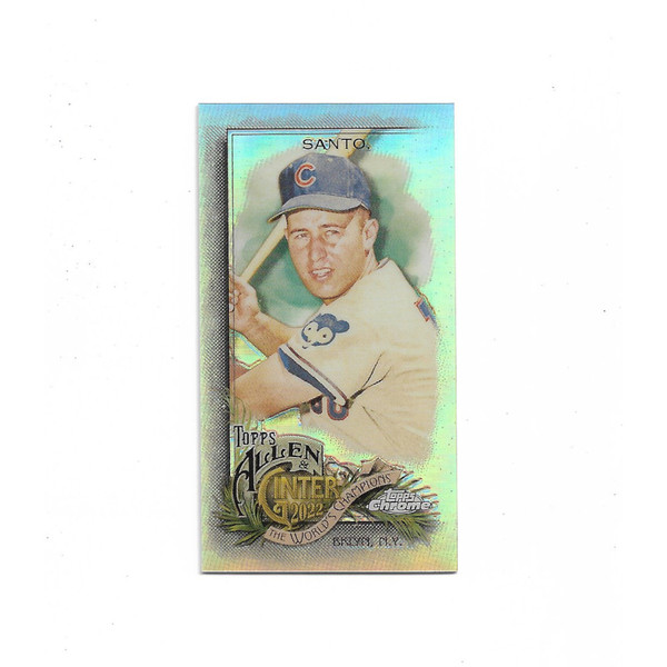 Ron Santo 2022 Topps Allen & Ginter Mini Chrome Refractor # 188
