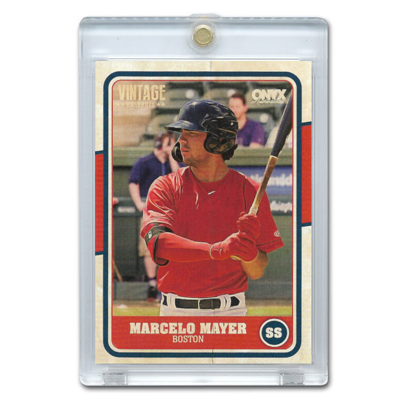 Marcelo Mayer 2025 Onyx Vintage # OV-MAMA Pre-Rookie Card