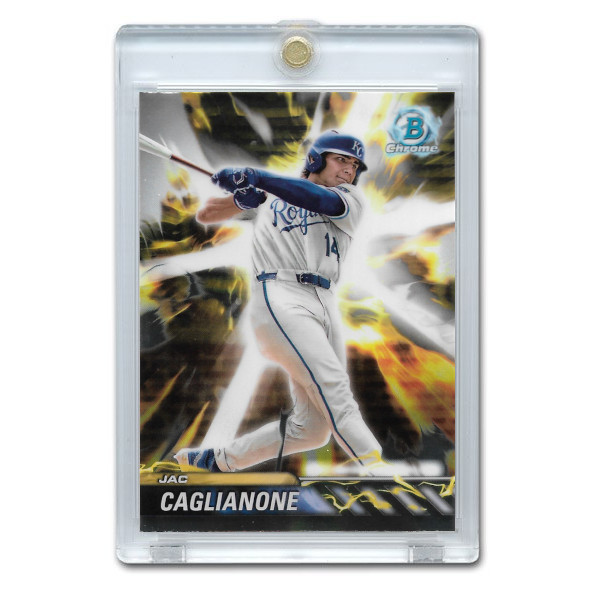 Jac Caglianone 2024 Bowman Chrome Plasma Power # 3 Pre-Rookie Card
