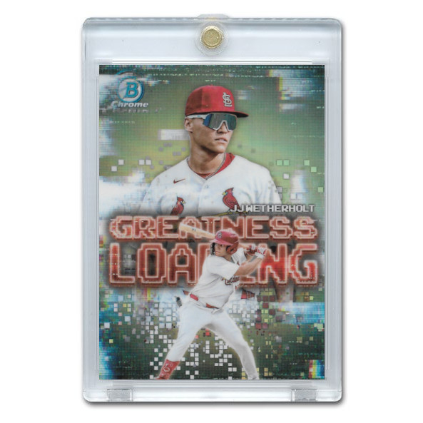 JJ Wetherholt 2025 Bowman Chrome Greatness Loading # 17 Pre-Rookie Card