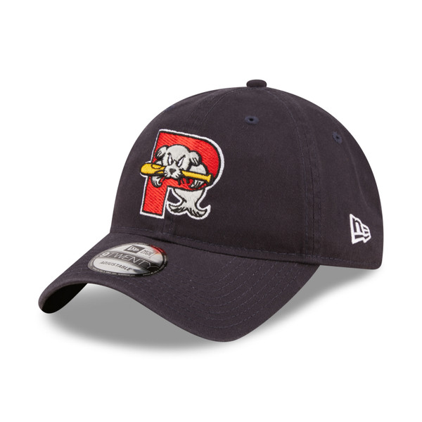 Men's New Era Portland Sea Dogs MiLB Logo 9TWENTY Black Adjustable Cap