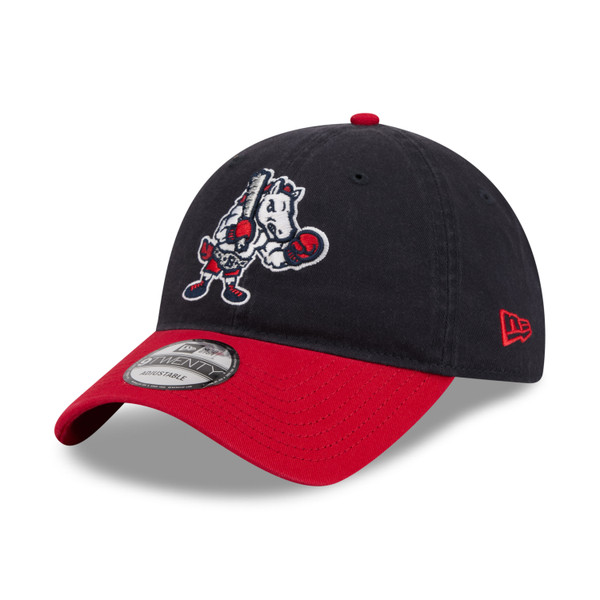 Men's New Era Binghamton Rumble Ponies MiLB Logo 9TWENTY Black Adjustable Cap