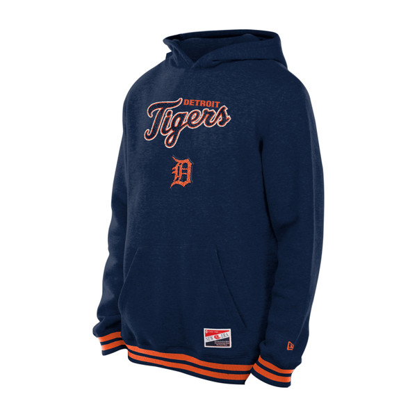 Men’s New Era Detroit Tigers MLB Hooded Navy Sweatshirt