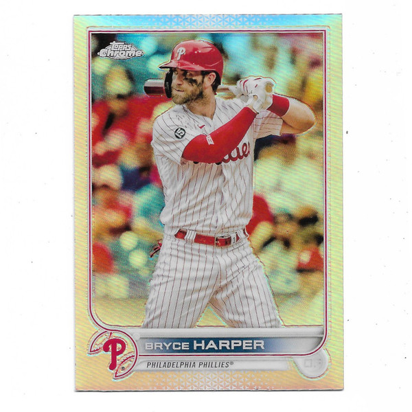 Bryce Harper 2022 Topps Chrome Refractor # 220