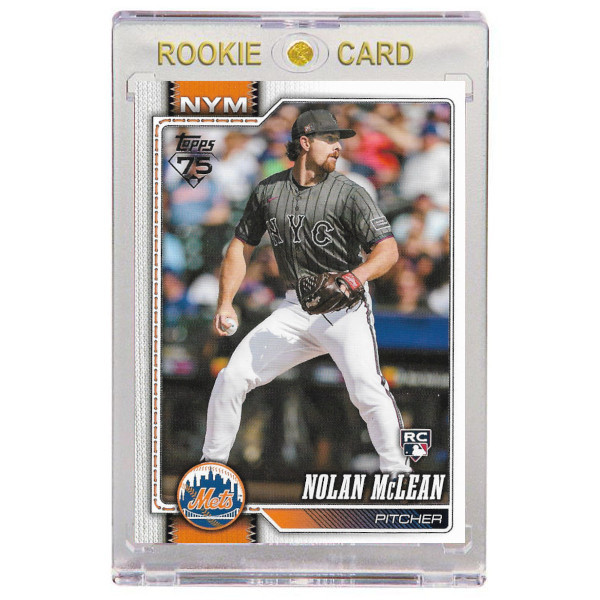Nolan Mclean New York Mets 2026 Topps # 214 Rookie Card