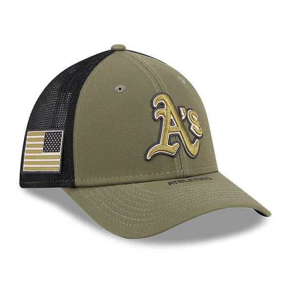 Men’s New Era Oakland Athletics Armed Forces Weekend 39THIRTY M-Crown Stretch Fit Cap