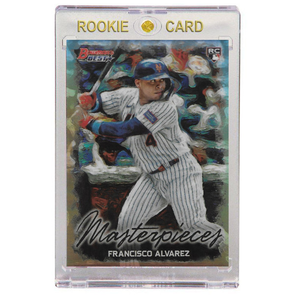 Francisco Alvarez New York Mets 2023 Bowman's Best Masterpices # 9 Rookie Card