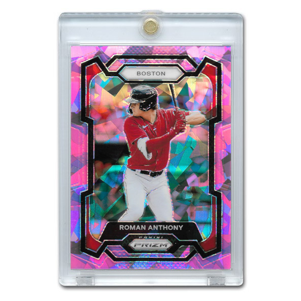 Roman Anthony 2024 Panini Prizm RPink ed Ice # 49 Pre-Rookie Card