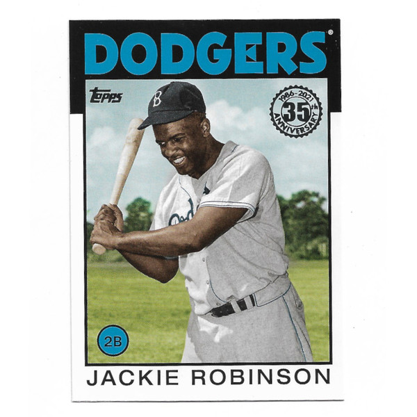 Jackie Robinson 2021 Topps 35th Anniversary # 86B-88