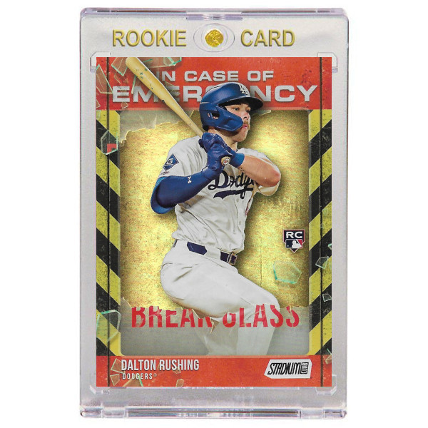 Dalton Rushing Los Angeles Dodgers 2025 Stadium Club State of Emergency # 2 Rookie Card
