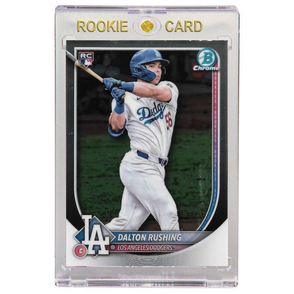 Dalton Rushing Los Angeles Dodgers 2025 Bowman Chrome # 100 Rookie Card