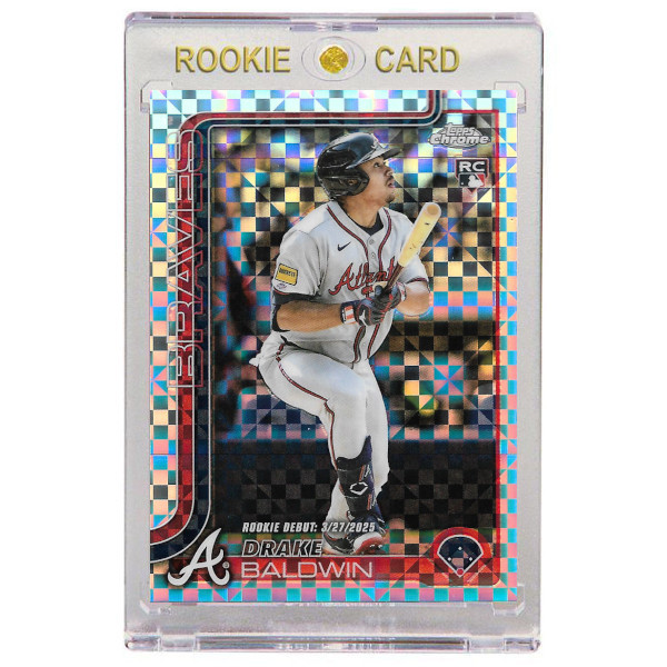 Drake Baldwin Atlanta Braves 2025 Topps Chrome Update Geometric Refractor # USC-88 Rookie Card