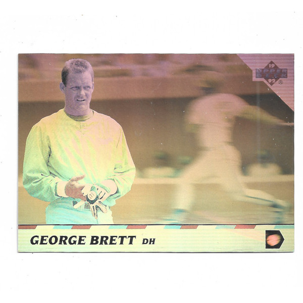 George Brett 1992 Upper Deck MVP Hologram # 12