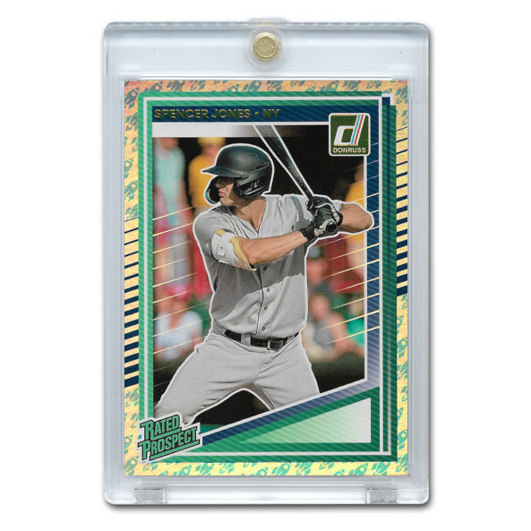 Spencer Jones 2025 Donruss Rockets Holo # 136 Pre-Rookie Card
