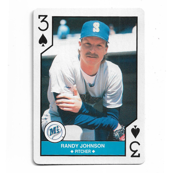 Randy Johnson 1990 US Playing Card Major League All-Stars