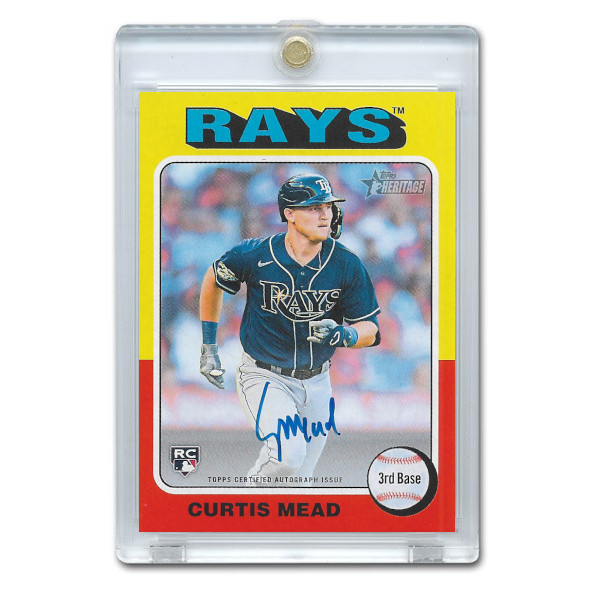 Curtis Mead Autographed Card 2024 Topps Heritage Real One # ROA-CM
