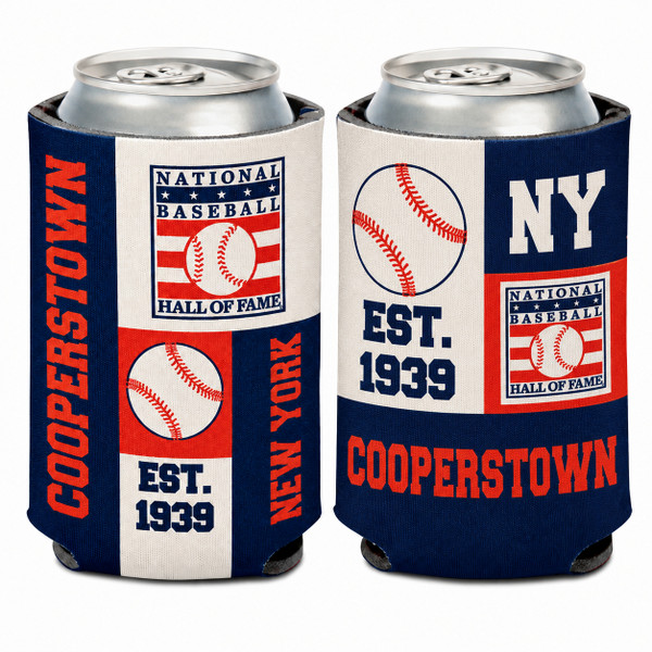 Baseball Hall of Fame Color Block Can Cooler