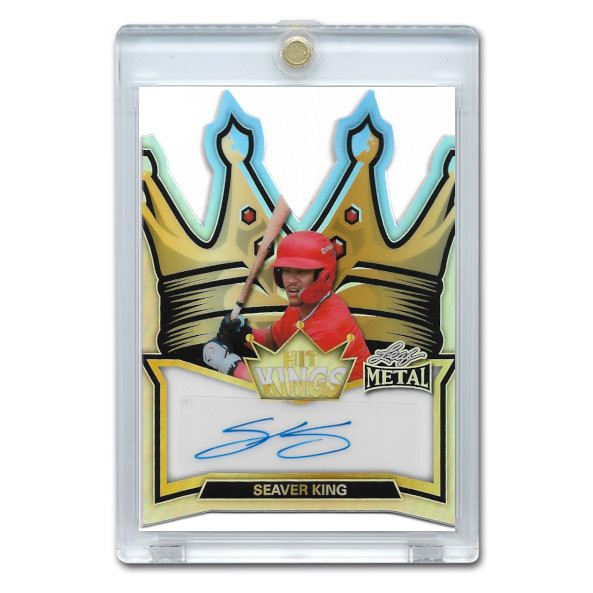 Seaver King Autographed Card 2026 Leaf Metal Hit Kings # HK-SK1 Ltd Ed of 10