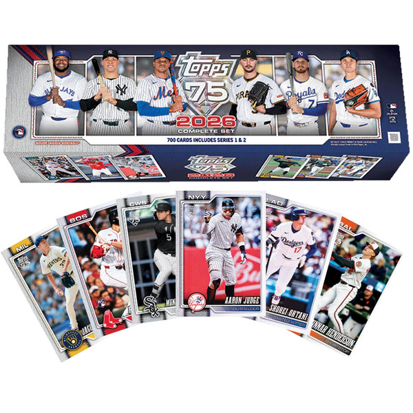 2026 Topps Baseball 704 Card Factory Sealed Complete Series 1 & 2 Set (Hobby)