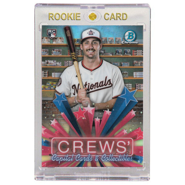 Dylan Crews Washington Nationals 2025 Bowman Chrome Hobby Stars # 12 Rookie Card