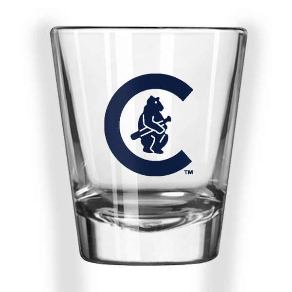Chicago Cubs Vintage Logo 2 ounce Shot Glass