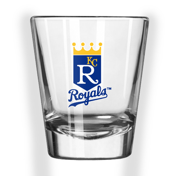 Kansas CIty Royals Vintage Logo 2 ounce Shot Glass