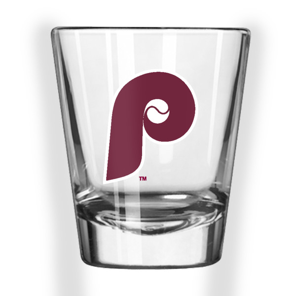 Philadelphia Phillies Vintage Logo 2 ounce Shot Glass