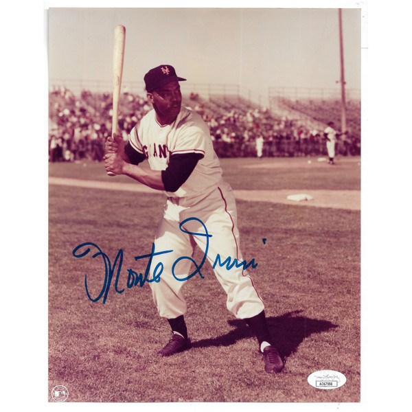 Monte Irvin Autographed 8x10 Photograph (JSA)