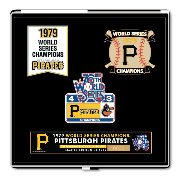 1979 Pittsburgh Pirates World Series Champions Limited Edition Pin Set